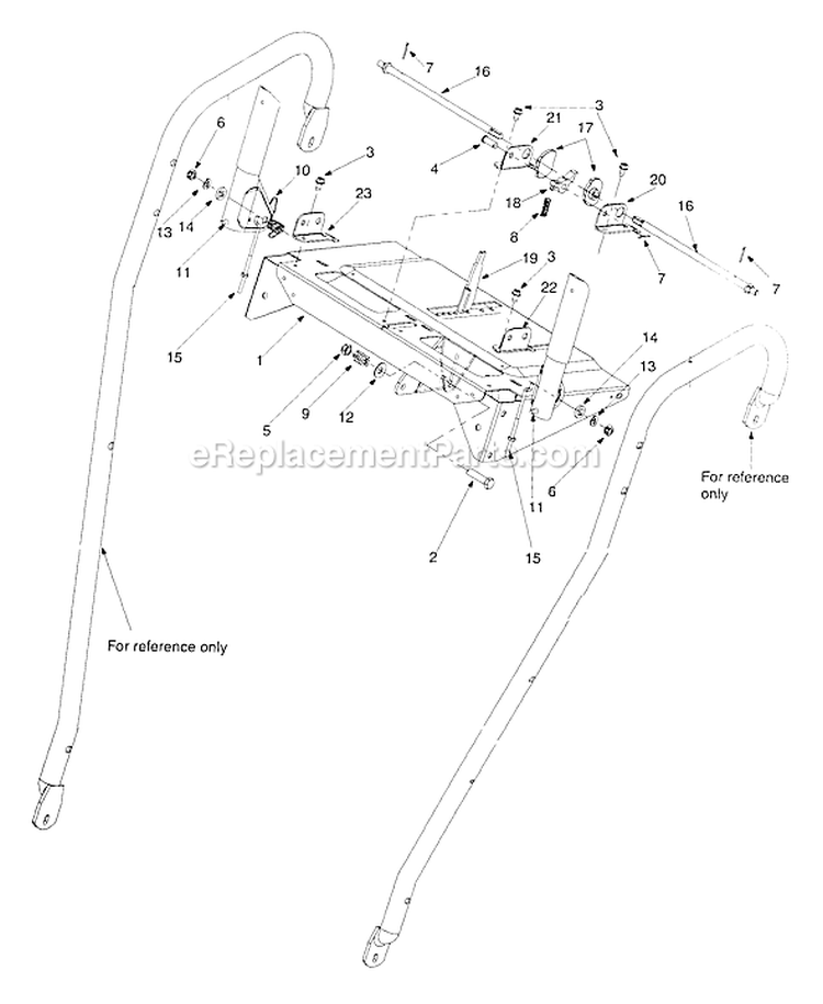 Page G Diagram and Parts List for 31AE573H401 1999 Yard Man Snow Blower